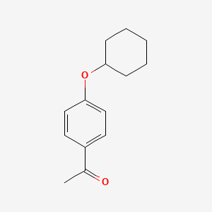 molecular formula C14H18O2 B2656618 1-[4-(Cyclohexyloxy)phenyl]ethan-1-one CAS No. 449190-86-7