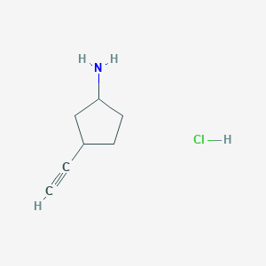 3-Ethynylcyclopentan-1-amine hydrochloride