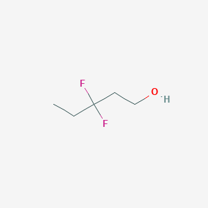 molecular formula C5H10F2O B2656634 3,3-Difluoropentan-1-ol CAS No. 1782528-41-9