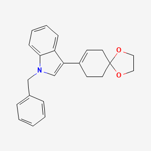 1-benzyl-3-{1,4-dioxaspiro[4.5]dec-7-en-8-yl}-1H-indole