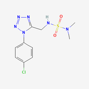 1-(4-Chlorophenyl)-5-[(dimethylsulfamoylamino)methyl]tetrazole