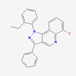 1-(2-ethylphenyl)-6-fluoro-3-phenyl-1H-pyrazolo[4,3-c]quinoline