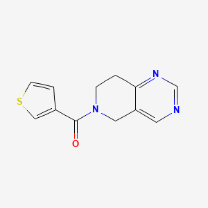 (7,8-dihydropyrido[4,3-d]pyrimidin-6(5H)-yl)(thiophen-3-yl)methanone