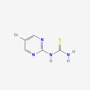molecular formula C5H5BrN4S B2656679 (5-Bromo-pyrimidin-2-yl)-thiourea CAS No. 1379342-88-7