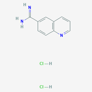 Quinoline-6-carboximidamide;dihydrochloride