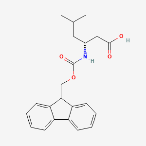(R)-3-((((9H-Fluoren-9-yl)methoxy)carbonyl)amino)-5-methylhexanoic acid