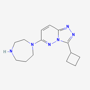 3-Cyclobutyl-6-(1,4-diazepan-1-yl)-[1,2,4]triazolo[4,3-b]pyridazine