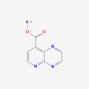 molecular formula C8H4KN3O2 B2656739 Potassium pyrido[2,3-b]pyrazine-8-carboxylate CAS No. 2225144-26-1