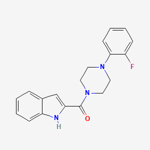 [4-(2-fluorophenyl)piperazin-1-yl]-(1H-indol-2-yl)methanone
