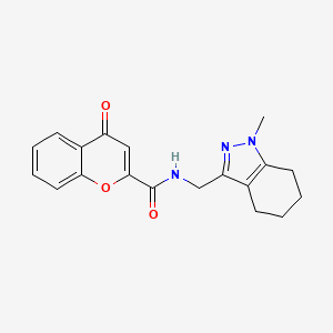 N-((1-methyl-4,5,6,7-tetrahydro-1H-indazol-3-yl)methyl)-4-oxo-4H-chromene-2-carboxamide