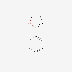 molecular formula C10H7ClO B2656800 2-(4-氯苯基)呋喃 CAS No. 17221-37-3