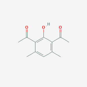 molecular formula C12H14O3 B265683 1-(3-Acetyl-2-hydroxy-4,6-dimethylphenyl)ethanone 