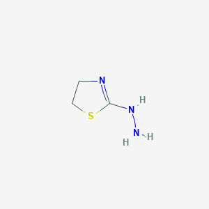 molecular formula C3H7N3S B2656848 2-Hydrazino-2-thiazoline CAS No. 45439-41-6