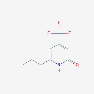 molecular formula C9H10F3NO B2656855 6-丙基-4-(三氟甲基)-2-吡啶醇 CAS No. 937601-39-3