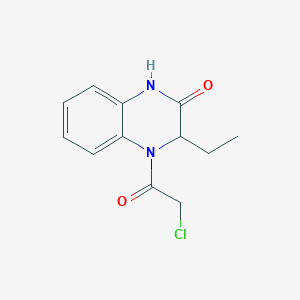 4-(2-chloroacetyl)-3-ethyl-3,4-dihydro-2(1H)-quinoxalinone
