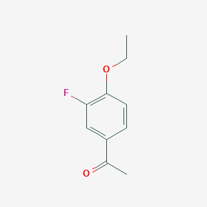 molecular formula C10H11FO2 B2656872 1-(4-乙氧基-3-氟苯基)乙酮 CAS No. 115104-57-9