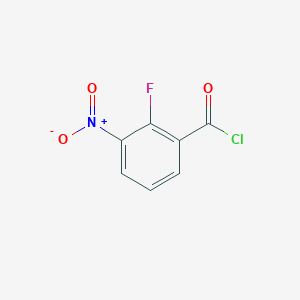 molecular formula C7H3ClFNO3 B2656888 2-Fluoro-3-nitrobenzoyl chloride CAS No. 1214341-16-8; 1215595-92-8