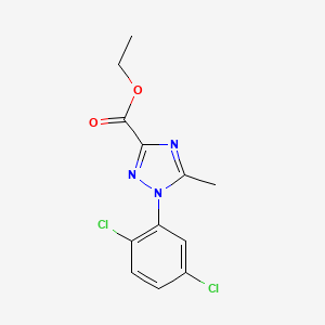 ethyl 1-(2,5-dichlorophenyl)-5-methyl-1H-1,2,4-triazole-3-carboxylate