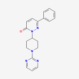 6-Phenyl-2-(1-pyrimidin-2-ylpiperidin-4-yl)pyridazin-3-one