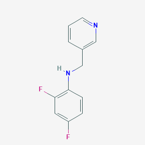 molecular formula C12H10F2N2 B2656912 2,4-difluoro-N-(pyridin-3-ylmethyl)aniline CAS No. 84324-66-3