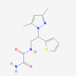 N1-(2-(3,5-dimethyl-1H-pyrazol-1-yl)-2-(thiophen-2-yl)ethyl)oxalamide