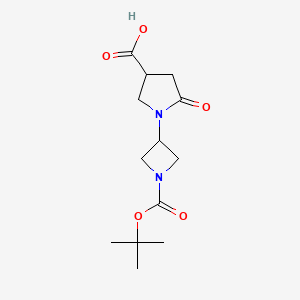 1-(1-(tert-Butoxycarbonyl)azetidin-3-yl)-5-oxopyrrolidine-3-carboxylic acid