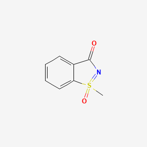 molecular formula C8H7NO2S B2656991 1-methyl-3H-1lambda6,2-benzothiazole-1,3-dione CAS No. 30194-74-2