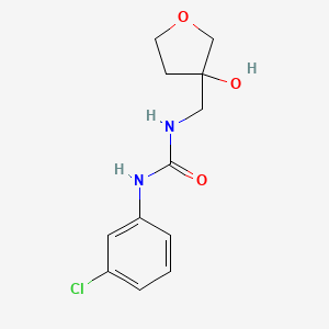 1-(3-Chlorophenyl)-3-((3-hydroxytetrahydrofuran-3-yl)methyl)urea