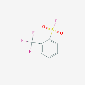 molecular formula C7H4F4O2S B2657030 2-(Trifluoromethyl)benzenesulfonyl fluoride CAS No. 52201-00-0