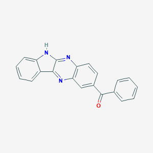 molecular formula C21H13N3O B265704 6H-indolo[2,3-b]quinoxalin-2-yl(phenyl)methanone 