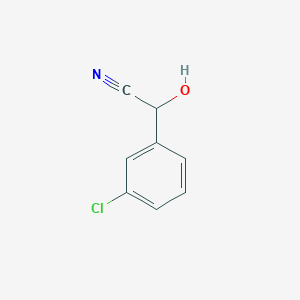 molecular formula C8H6ClNO B2657044 2-(3-Chlorophenyl)-2-hydroxyacetonitrile CAS No. 53313-92-1