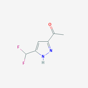 5-Acetyl-3-(difluoromethyl)-1H-pyrazole