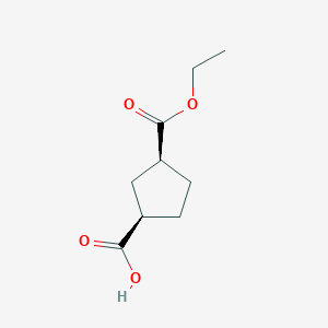 cis-3-(Ethoxycarbonyl)cyclopentanecarboxylic acid