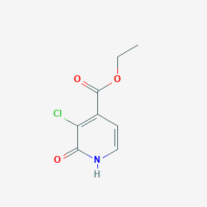 molecular formula C8H8ClNO3 B2657128 Ethyl 3-chloro-2-hydroxypyridine-4-carboxylate CAS No. 1214388-04-1