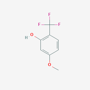 molecular formula C8H7F3O2 B2657132 5-甲氧基-2-(三氟甲基)苯酚 CAS No. 106877-40-1