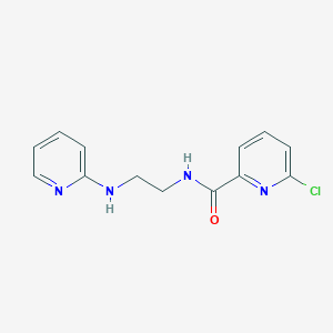 6-Chloro-N-[2-(pyridin-2-ylamino)ethyl]pyridine-2-carboxamide