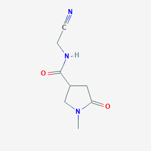 N-(Cyanomethyl)-1-methyl-5-oxopyrrolidine-3-carboxamide
