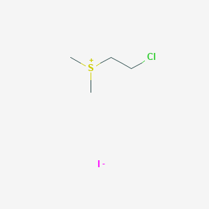 molecular formula C4H10ClIS B2657186 （2-氯乙基）二甲基硫鎓碘 CAS No. 25059-70-5