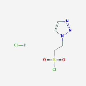 2-(Triazol-1-yl)ethanesulfonyl chloride;hydrochloride