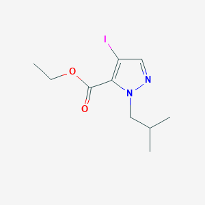 ethyl 4-iodo-1-isobutyl-1H-pyrazole-5-carboxylate