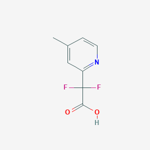 2,2-Difluoro-2-(4-methylpyridin-2-yl)acetic acid