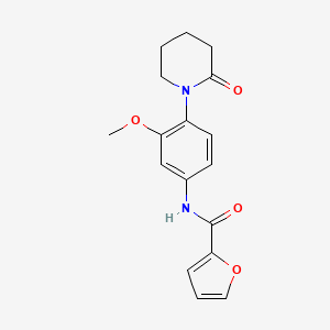 N-(3-methoxy-4-(2-oxopiperidin-1-yl)phenyl)furan-2-carboxamide