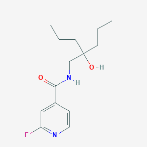 2-Fluoro-N-(2-hydroxy-2-propylpentyl)pyridine-4-carboxamide