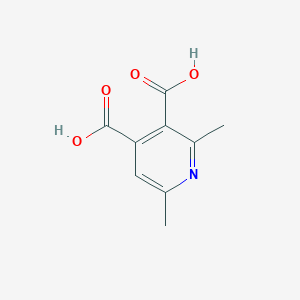 molecular formula C9H9NO4 B265732 2,6-Dimethylpyridine-3,4-dicarboxylic acid 