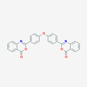 molecular formula C28H16N2O5 B265735 2-{4-[4-(4-oxo-4H-3,1-benzoxazin-2-yl)phenoxy]phenyl}-4H-3,1-benzoxazin-4-one 