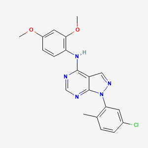 1-(5-chloro-2-methylphenyl)-N-(2,4-dimethoxyphenyl)-1H-pyrazolo[3,4-d]pyrimidin-4-amine