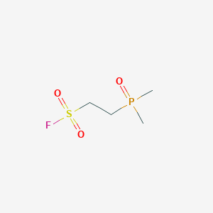molecular formula C4H10FO3PS B2657411 2-Dimethylphosphorylethanesulfonyl fluoride CAS No. 17535-00-1
