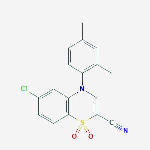 1-acetyl-N-cycloheptyl-3,3-dimethylindoline-5-sulfonamide