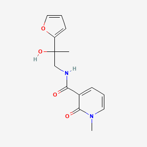 N-(2-(furan-2-yl)-2-hydroxypropyl)-1-methyl-2-oxo-1,2-dihydropyridine-3-carboxamide