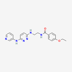 4-ethoxy-N-(2-((6-(pyridin-3-ylamino)pyridazin-3-yl)amino)ethyl)benzamide